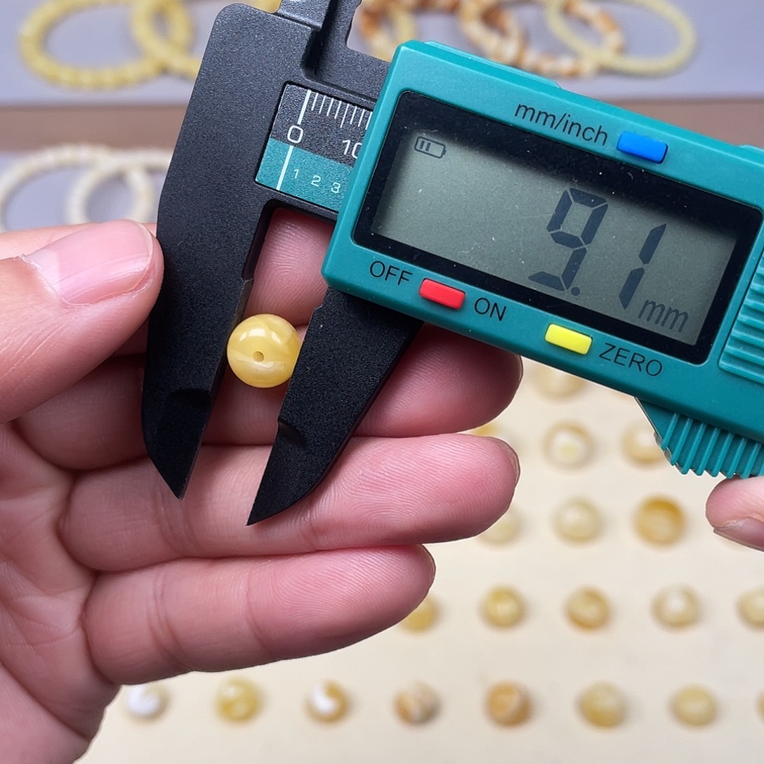 琥珀未镶嵌裸石单珠