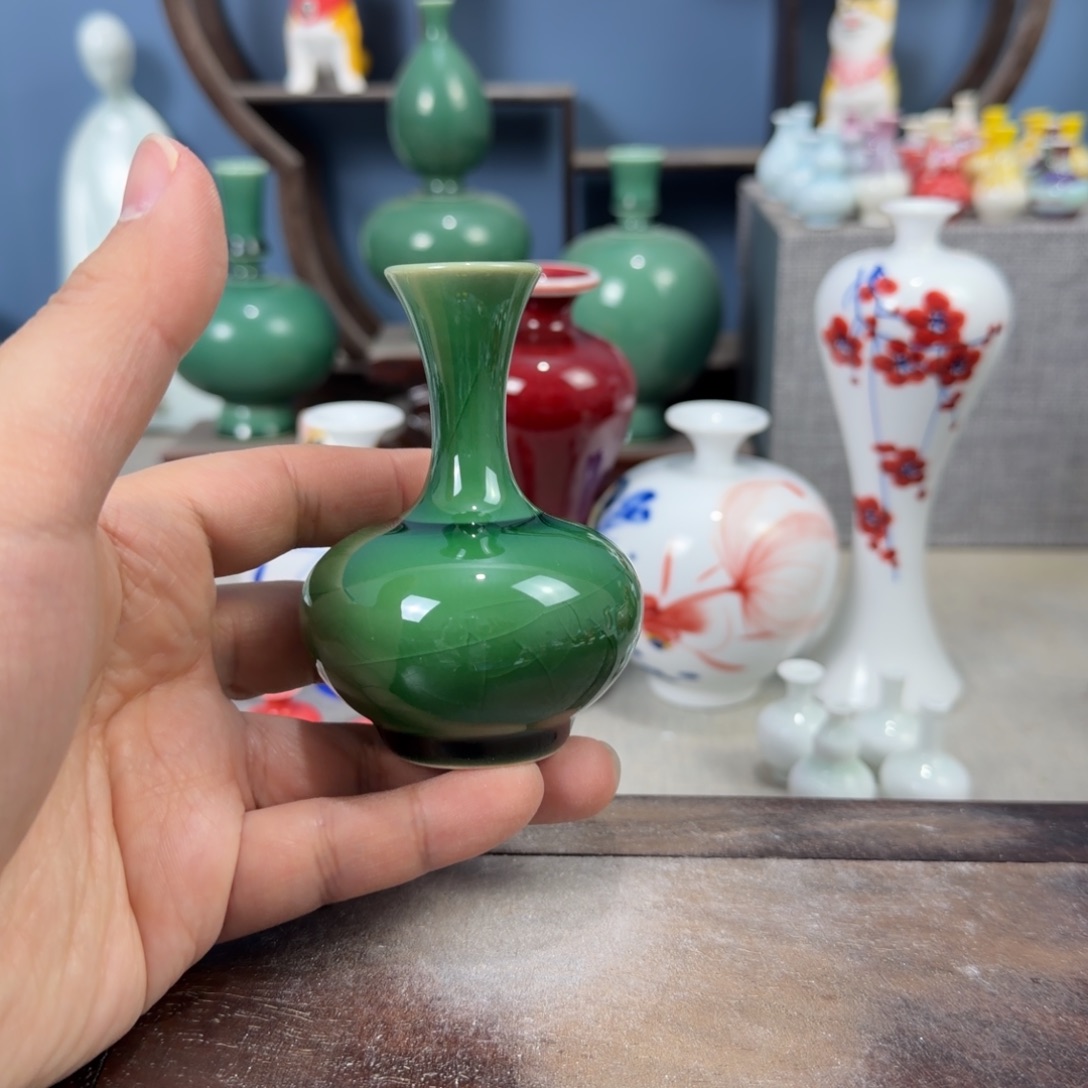 陶瓷手工小花器摆件