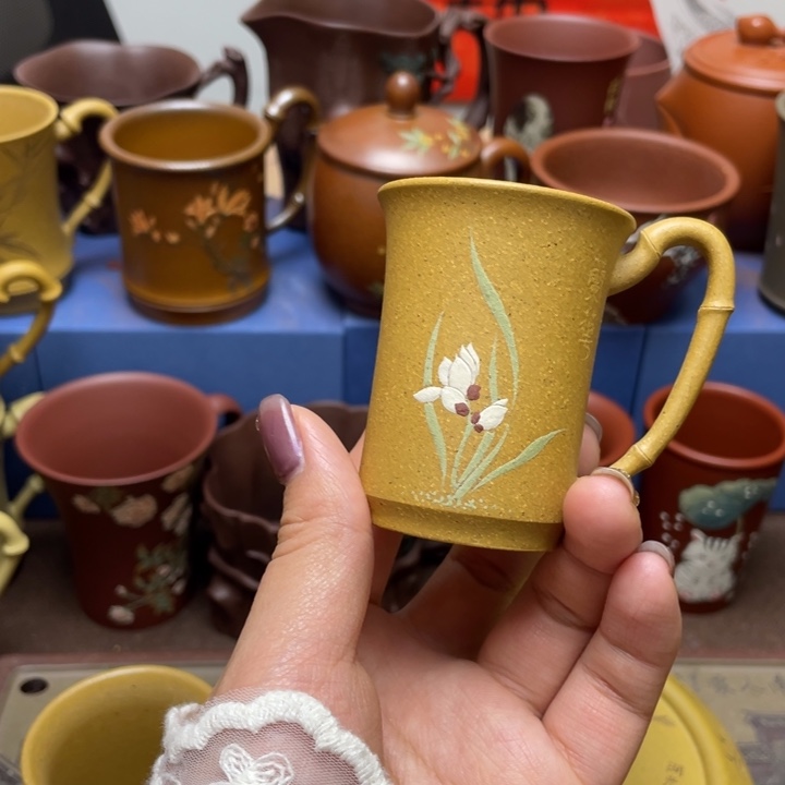 紫砂茶杯紫砂主人杯