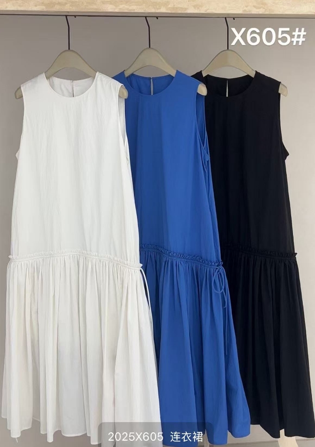 米古古PT# 605#福 韩系垂感海边度假风背心裙