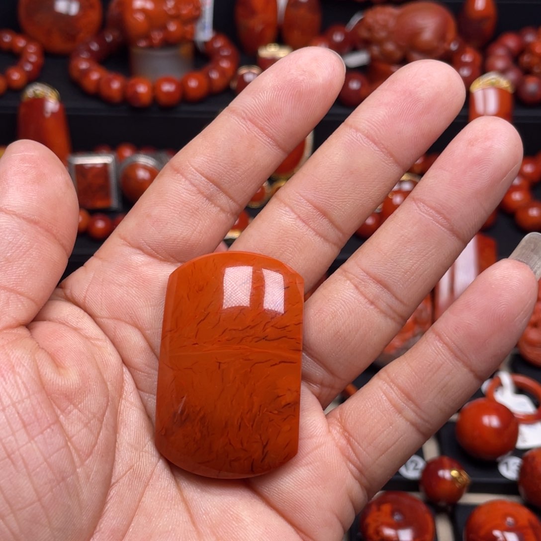 南红玛瑙珠宝奇石未镶嵌吊坠