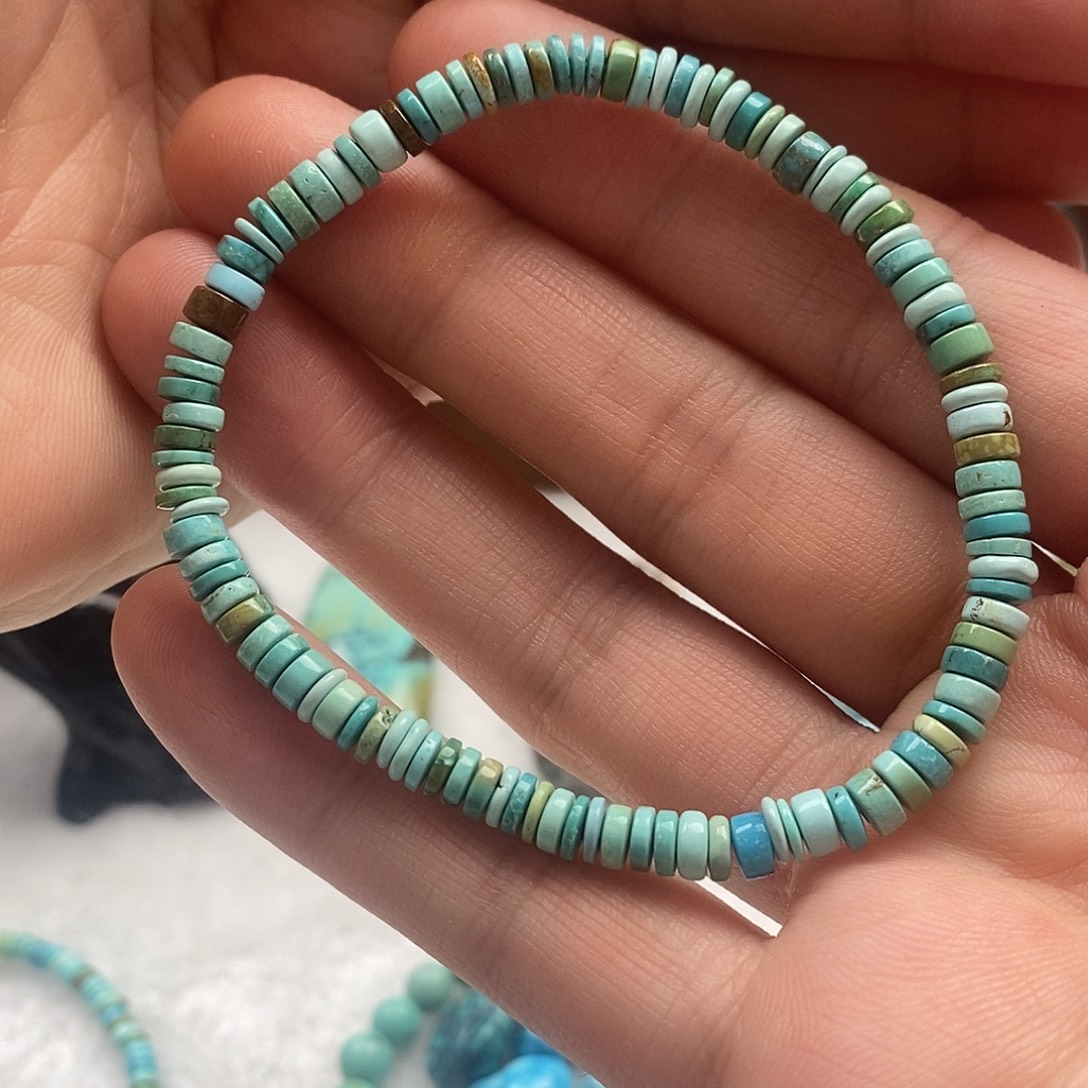 绿松石未镶嵌手链