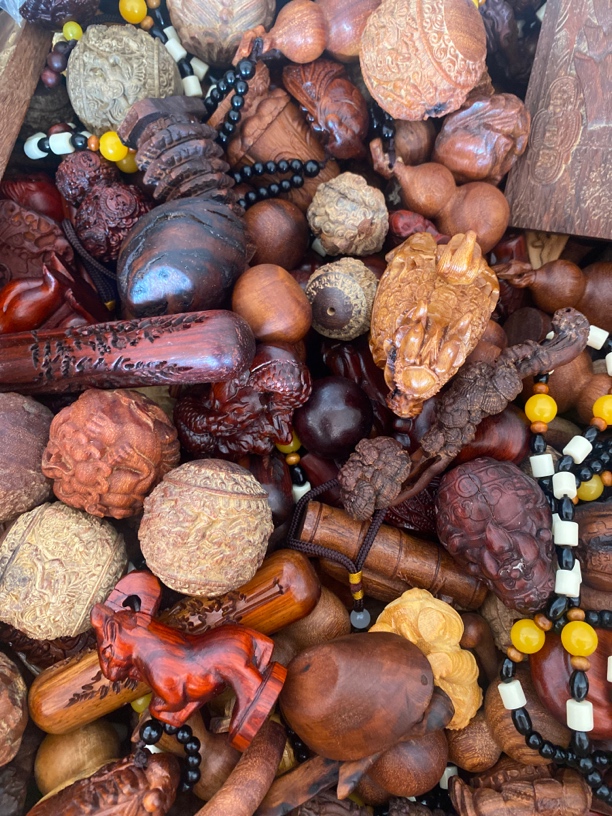 二号链接：5-80瑕疵品木质手把件打磨抛光 以直播间为准