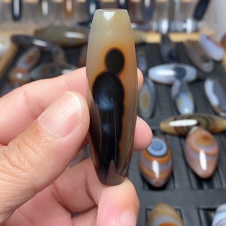 玛瑙/玉髓颈饰合金