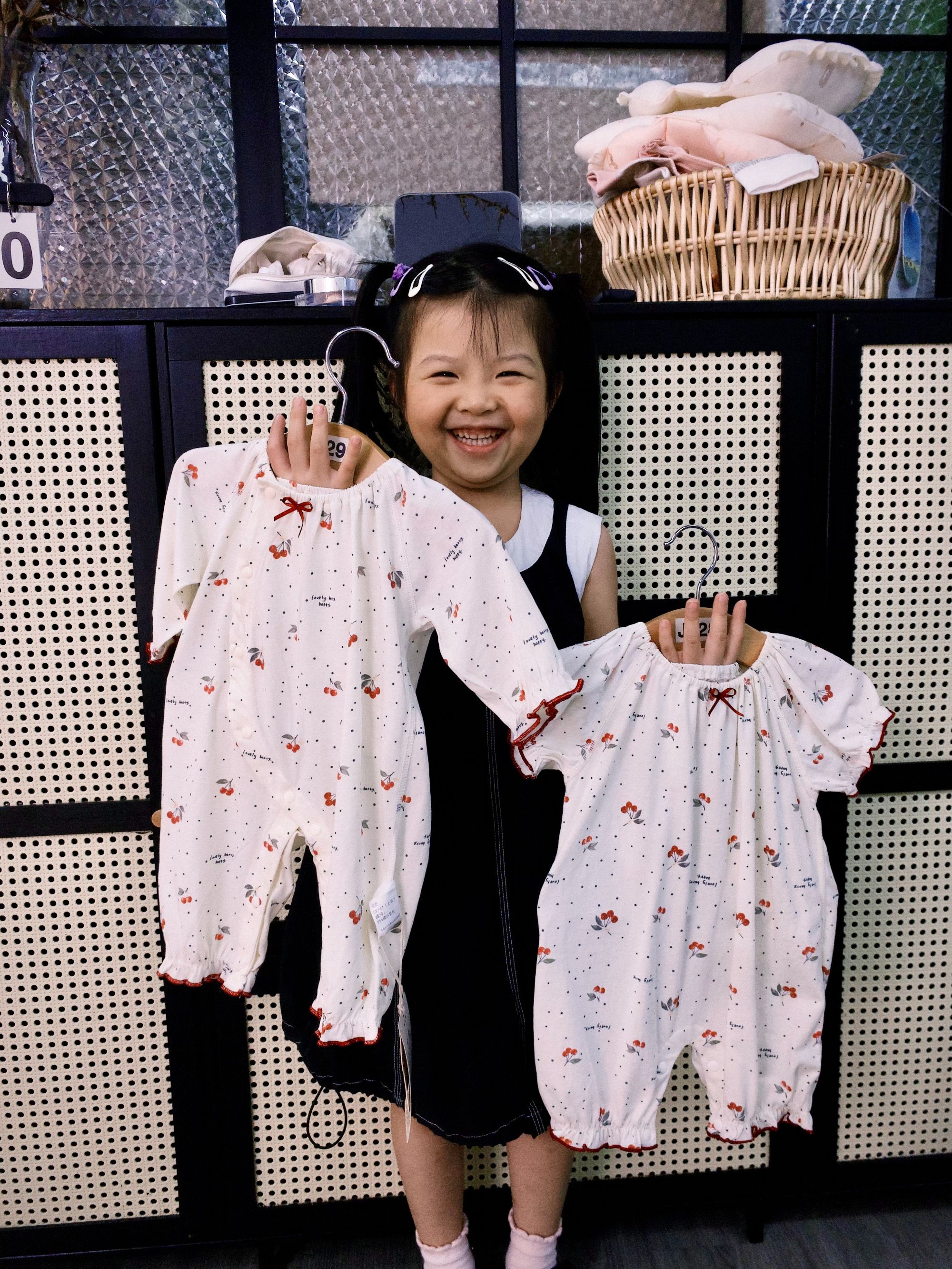 甜粿家 小樱桃|原创自制-暖气房宝宝纯棉衣服爬服哈衣空调服