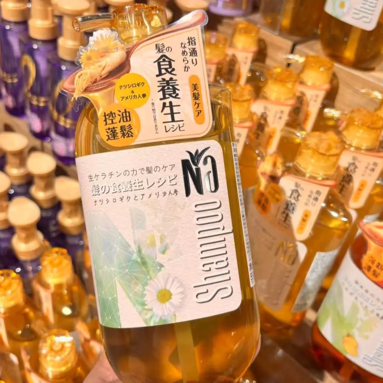 许昌代购超市生姜无硅油 奈(十八本)控油蓬松强韧发根柔顺洗发水