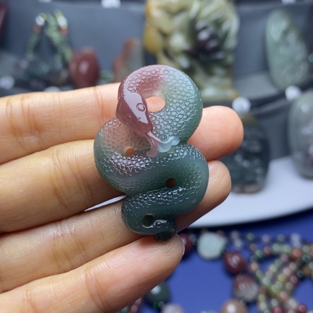 玛瑙/玉髓未镶嵌吊坠(不含链)