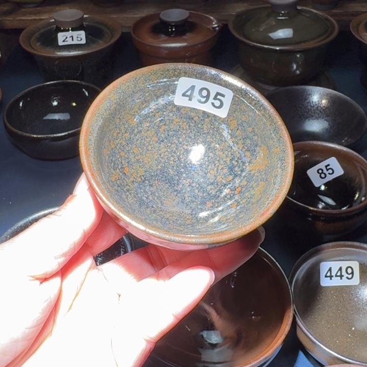 越***哥小雨茶盏，手工柴烧