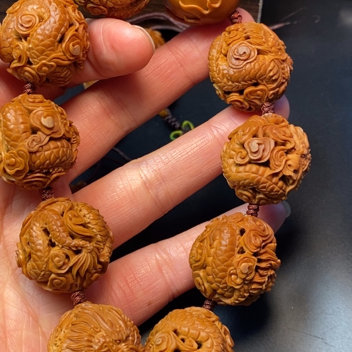 动***车橄榄核手串/手链九龙手串
