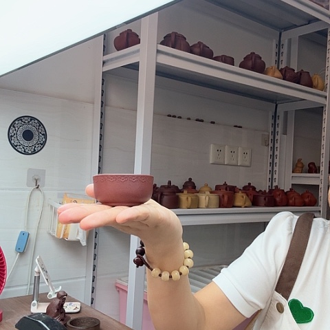 茶案紫泥如意杯如意杯