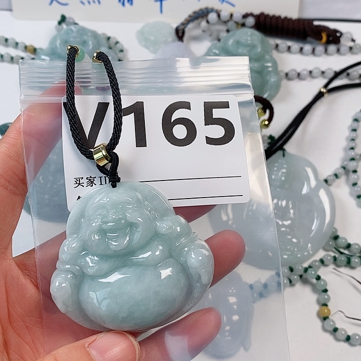 翡翠颈饰未镶嵌天然
