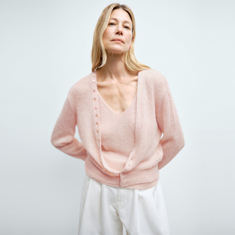 【商场同款新品】edition2025春季背心开衫毛织两件套#EBE1CAR017