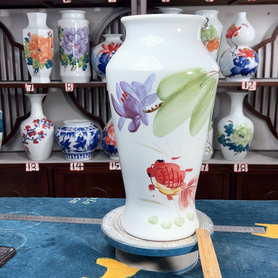 摆件景德镇陶瓷大鱼鱼