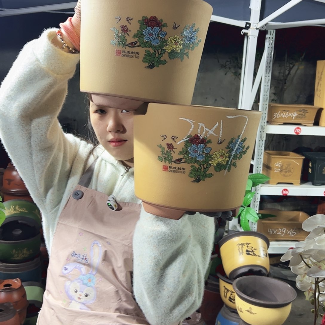 花开富贵中号一对