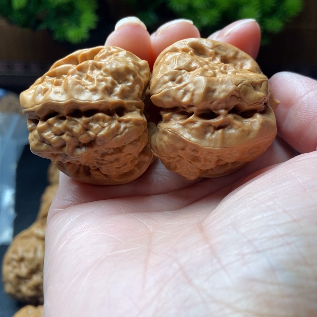 文玩核桃把件蛤蟆头38