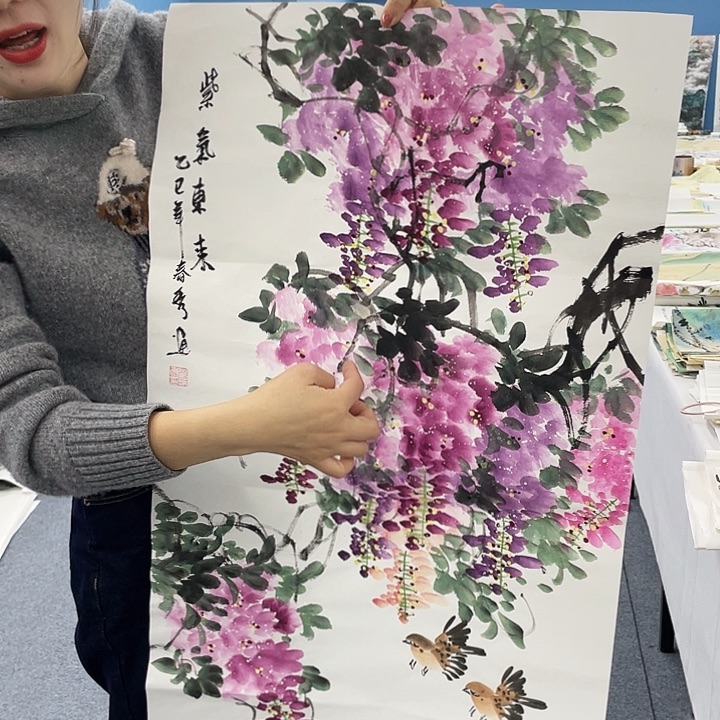 国画纯手绘国画作品