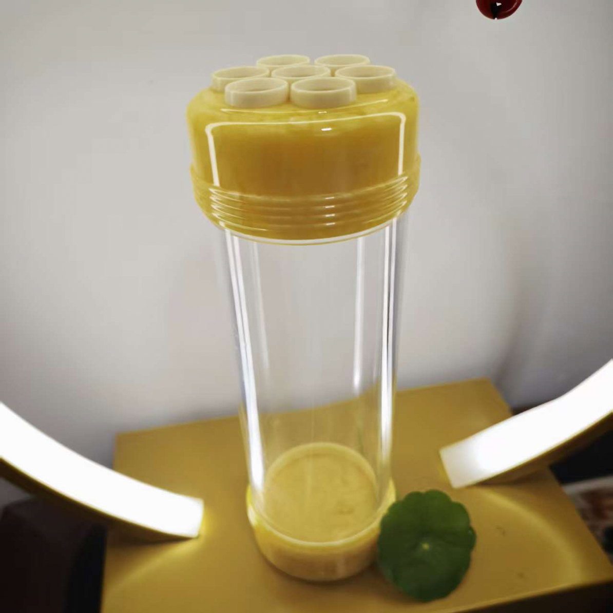 鸣韵七孔55蜜蜡黄色鸣虫罐