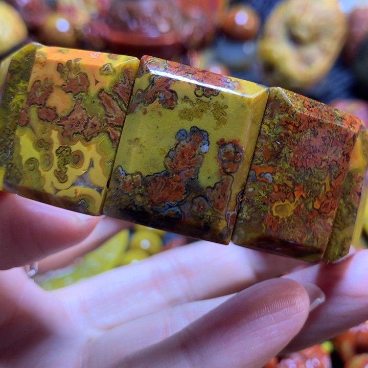 玛瑙/玉髓战国红手牌未镶嵌