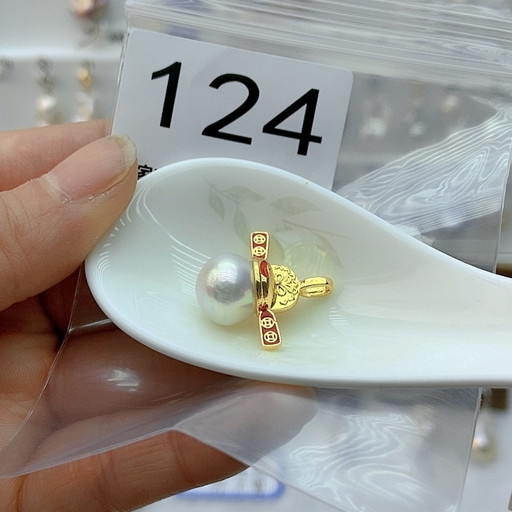 淡水珍珠颈饰银S925镶嵌