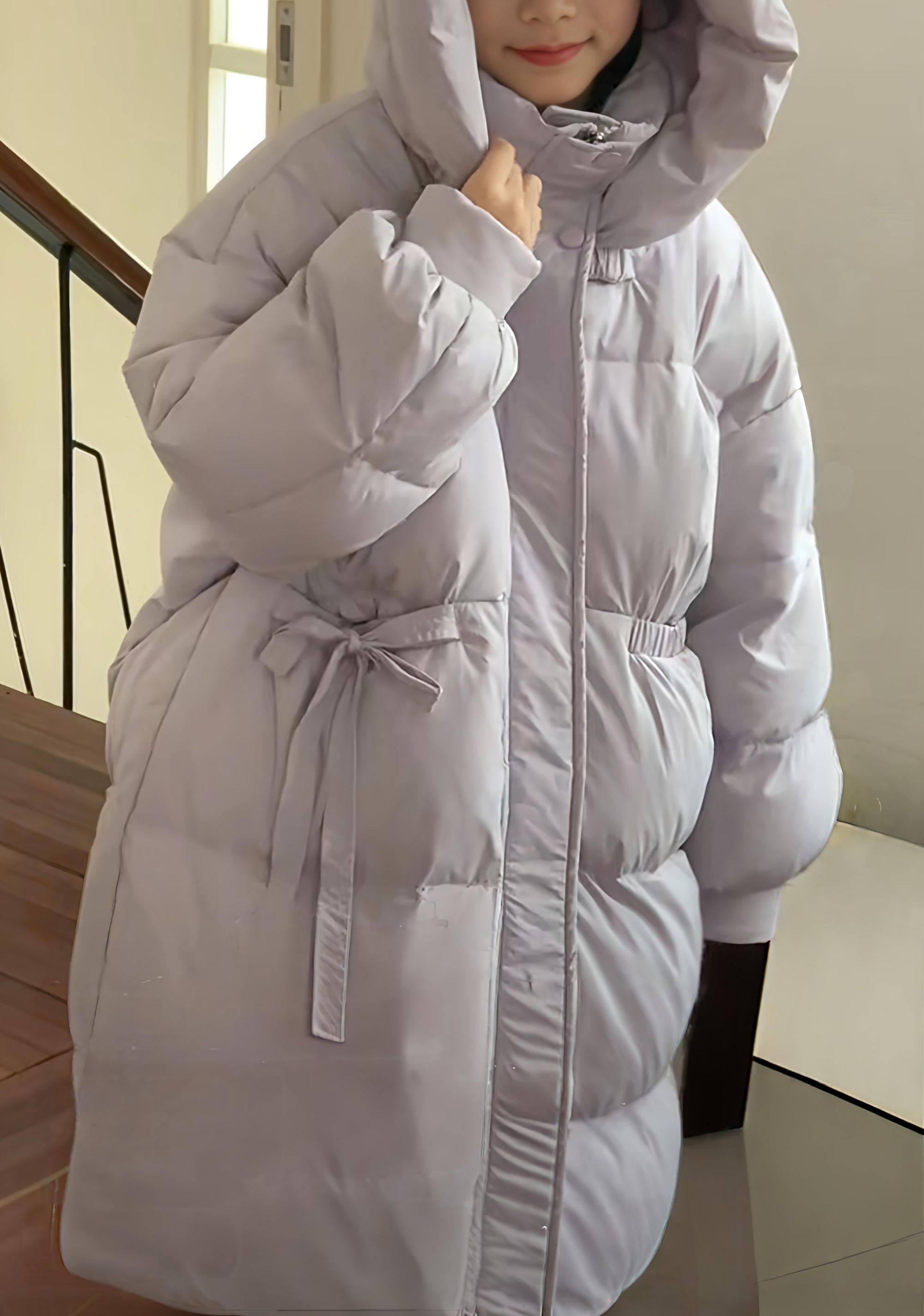 《昊妈家》冬季加厚蓬松潮流羽绒服中长款7070