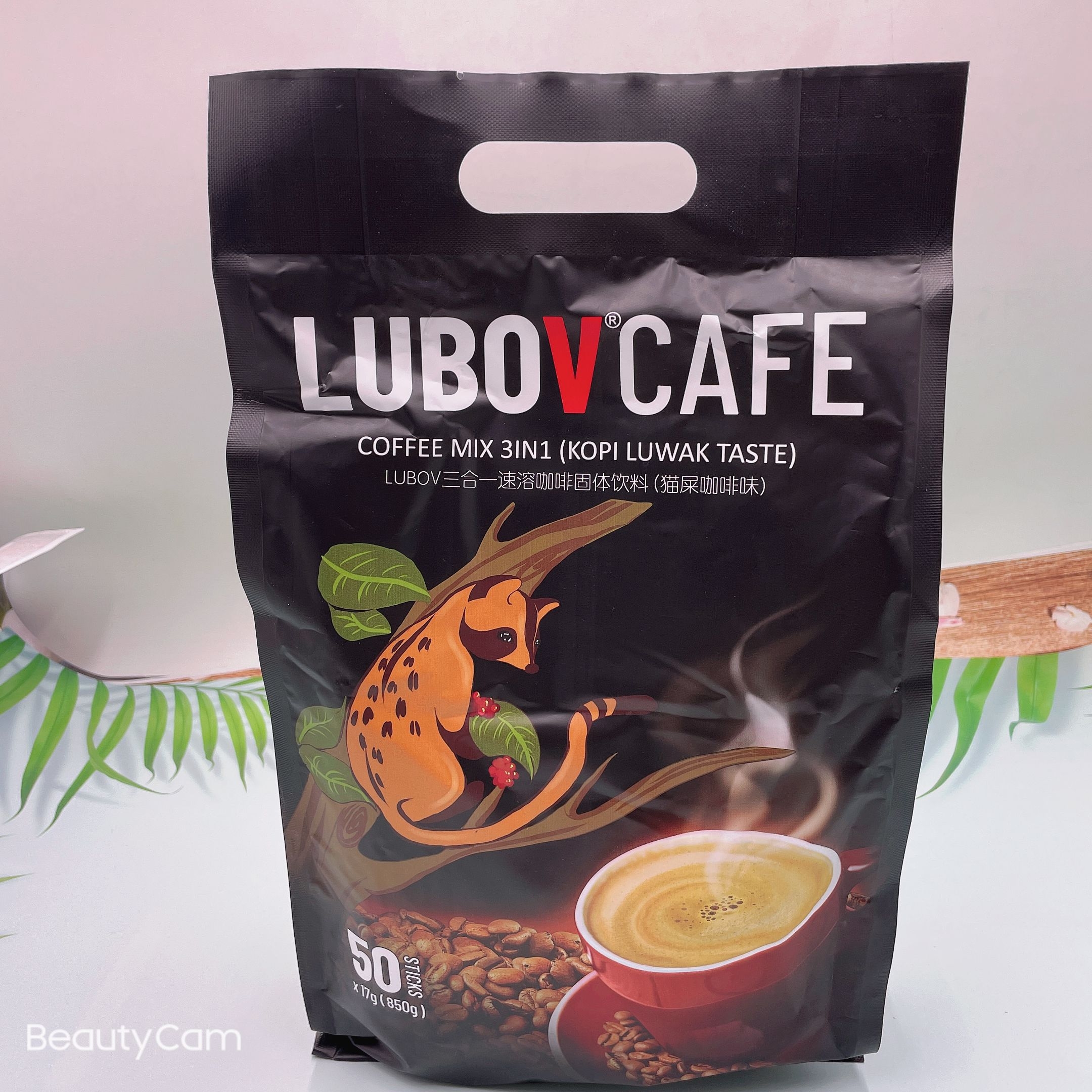 猫屎味三合一速溶咖啡香醇可口冲饮品