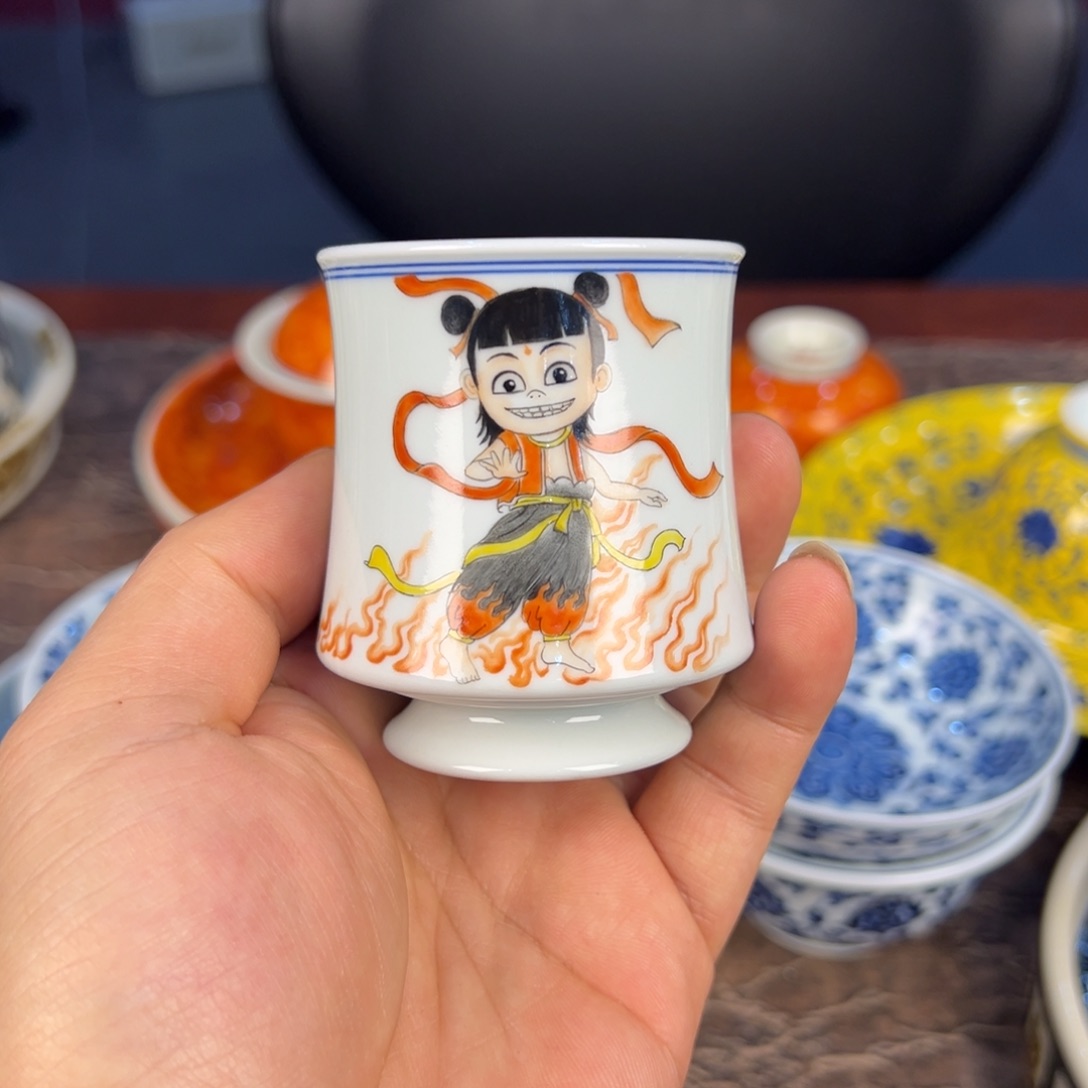 杯景德镇手绘陶瓷