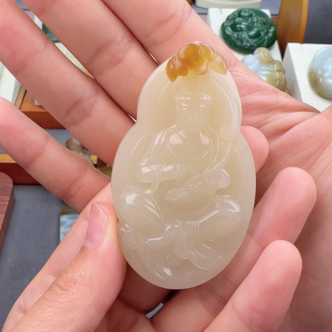 和田玉颈饰未镶嵌未**期