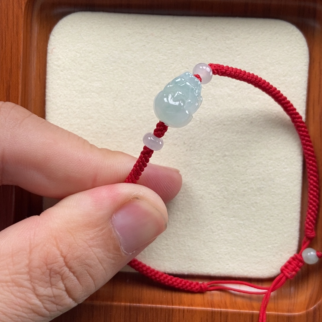 颈饰未镶嵌翡翠如意貔貅手链