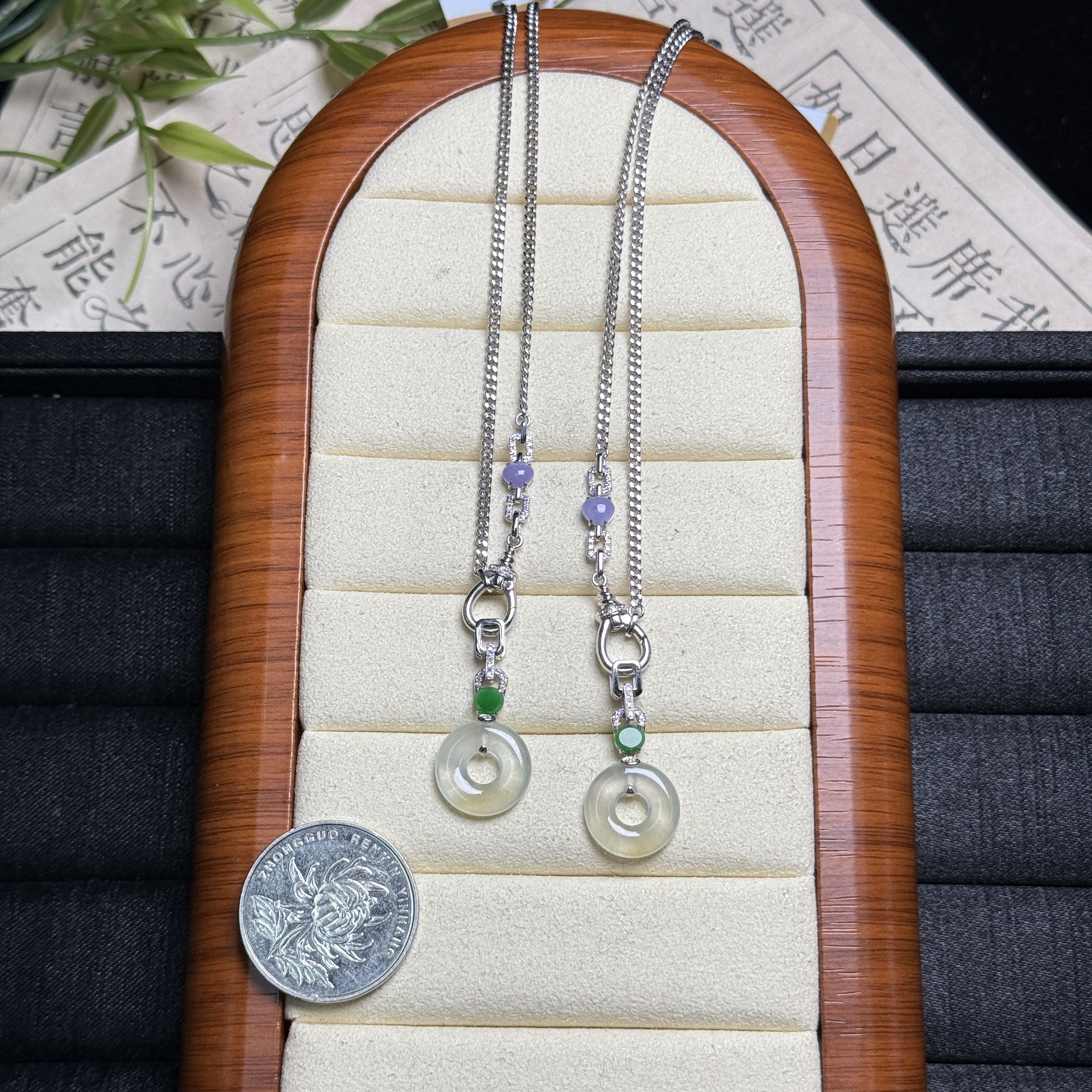 思懿珠宝  18K翡翠项链吊坠-9800-5-ZGM-多样性发一