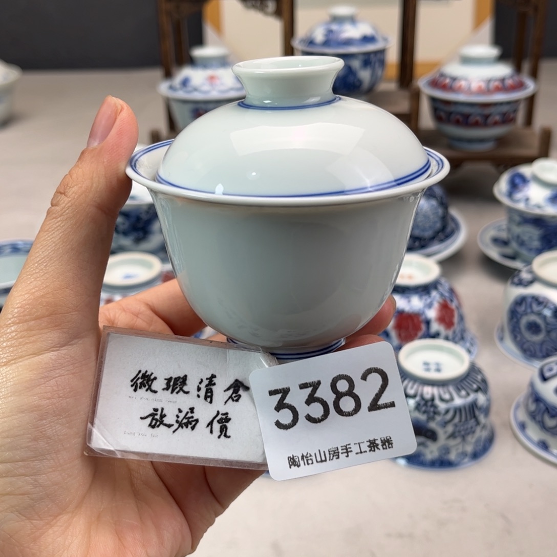 微瑕不退不换手绘杯3382燕子