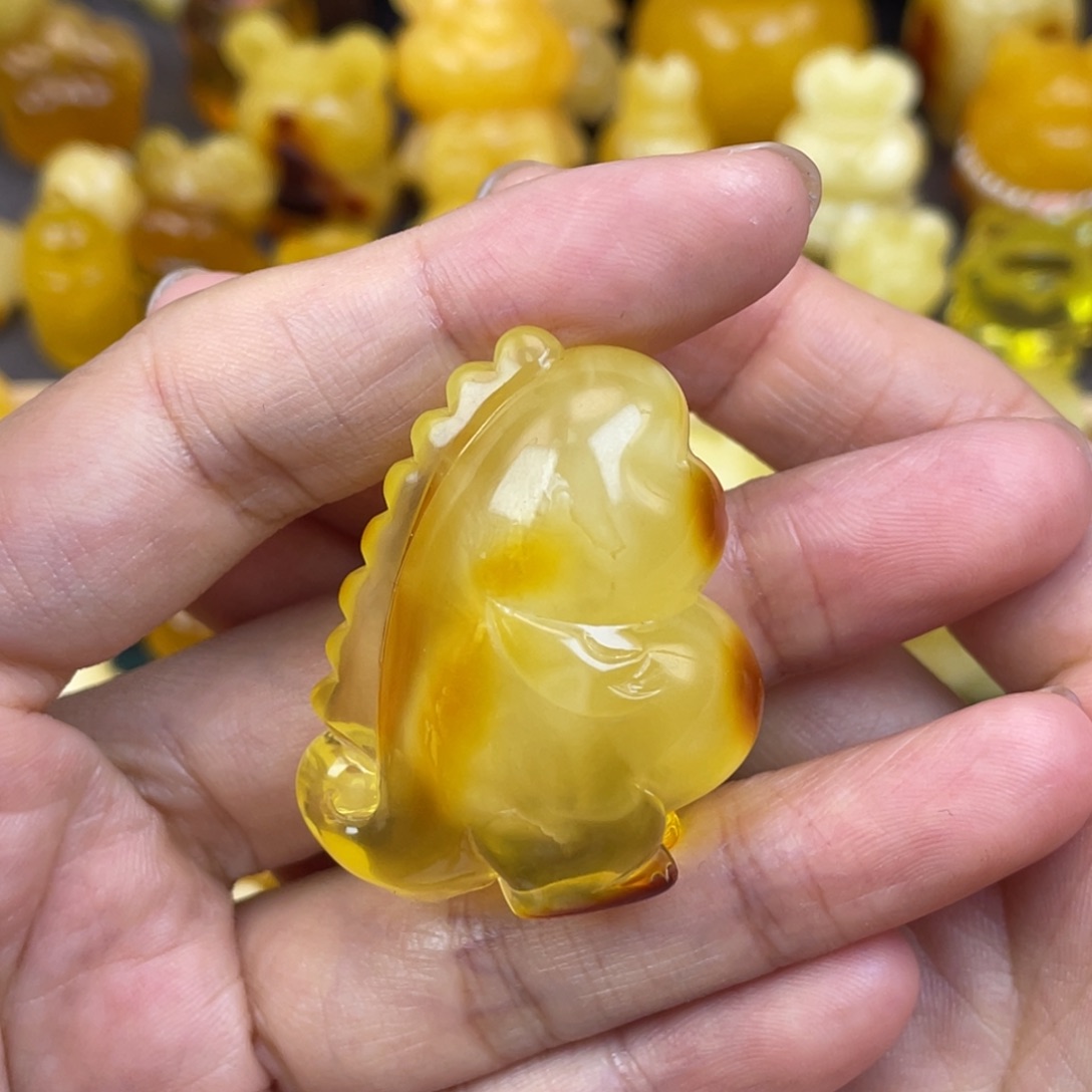 未镶嵌琥珀裸石蜜蜡