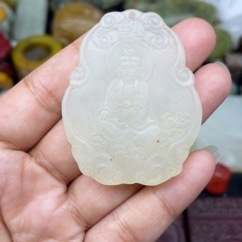 蛇纹石玉未镶嵌颈饰21