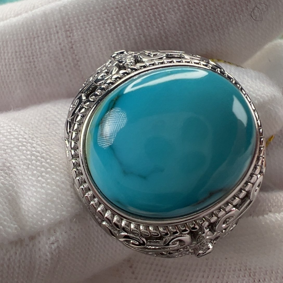 银S925镶嵌绿松石配饰