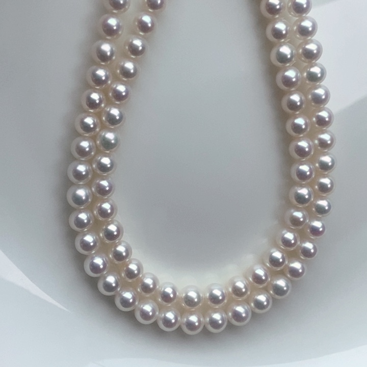 银S925镶嵌淡水珍珠颈饰