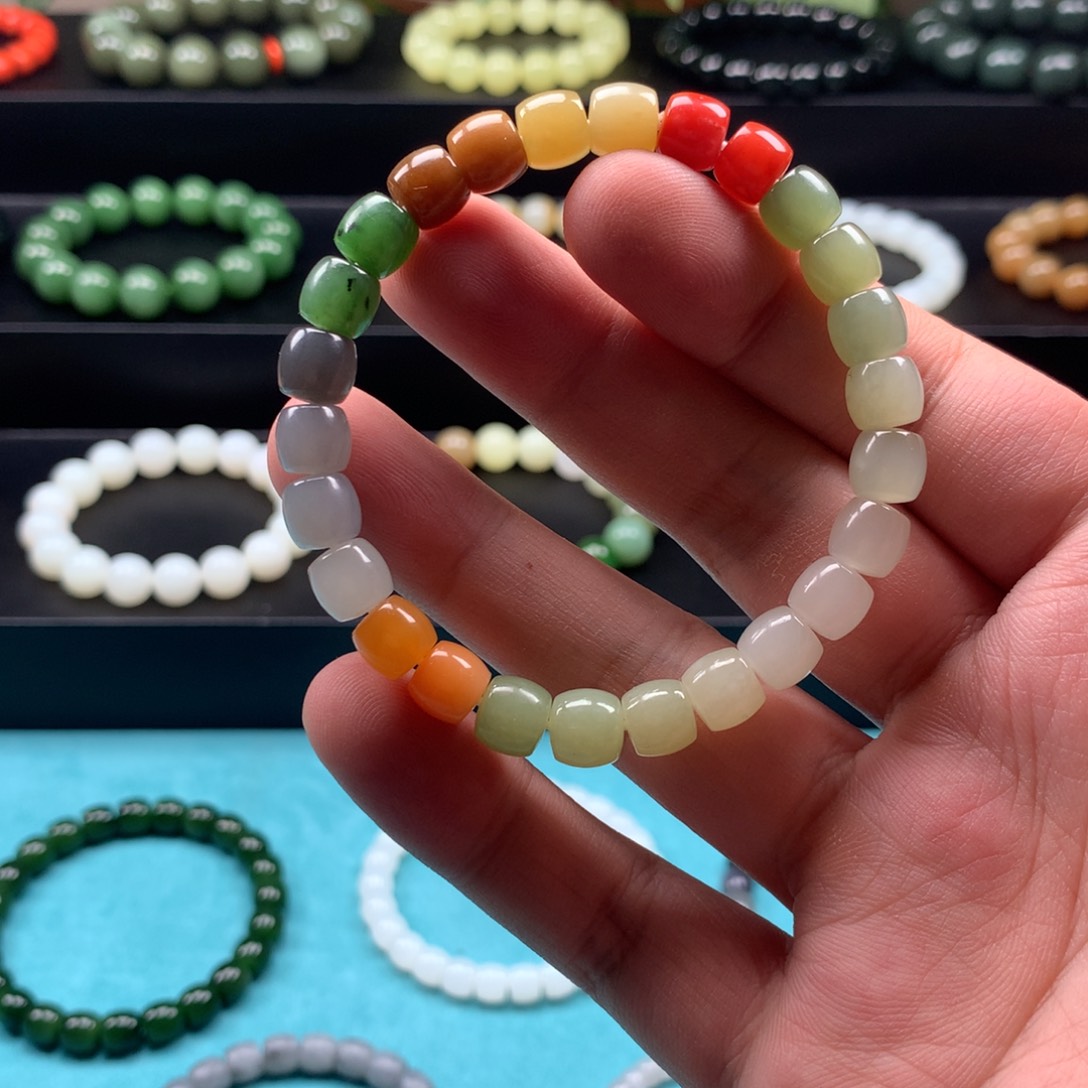 和田玉手链未镶嵌