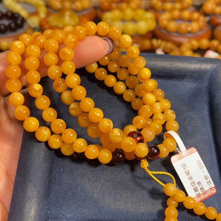 蜜蜡手链未镶嵌蜜蜡