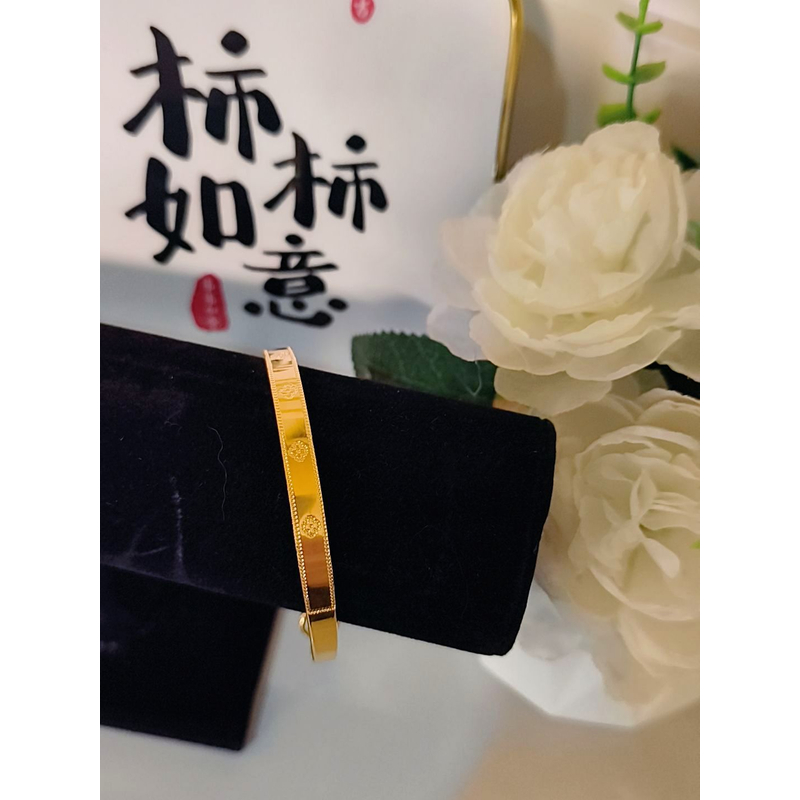 铜合金手镯 【卡家】 时尚气质卡家同款活口手镯 4014