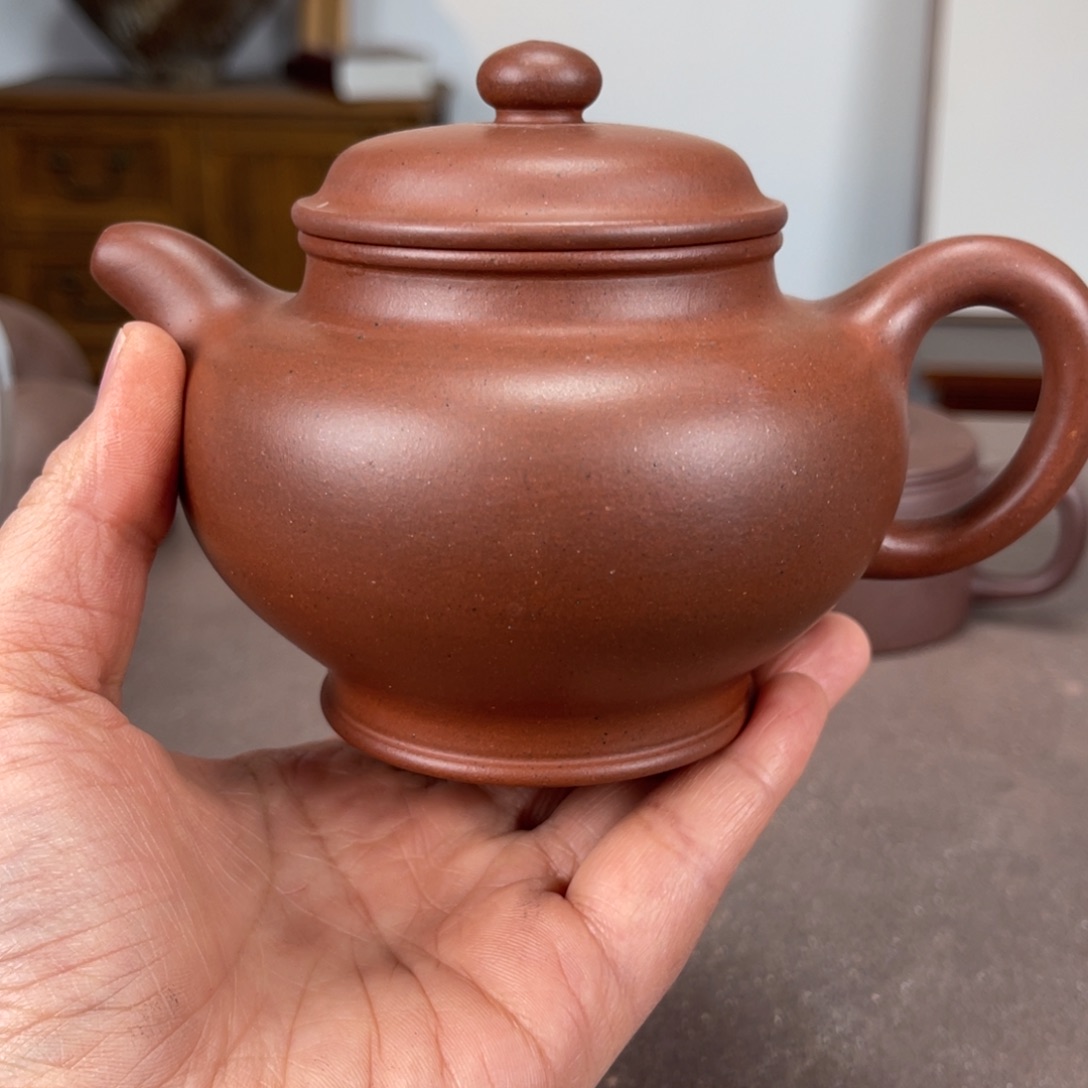 清水泥茶壶掇只红清水260