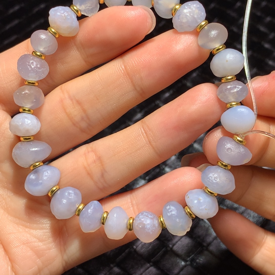 未镶嵌玛瑙/玉髓珠宝半成品