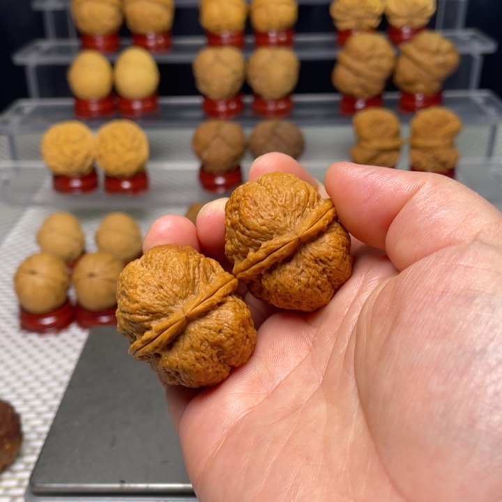 文玩核桃把件花**忧5古树蚂蚁开背王