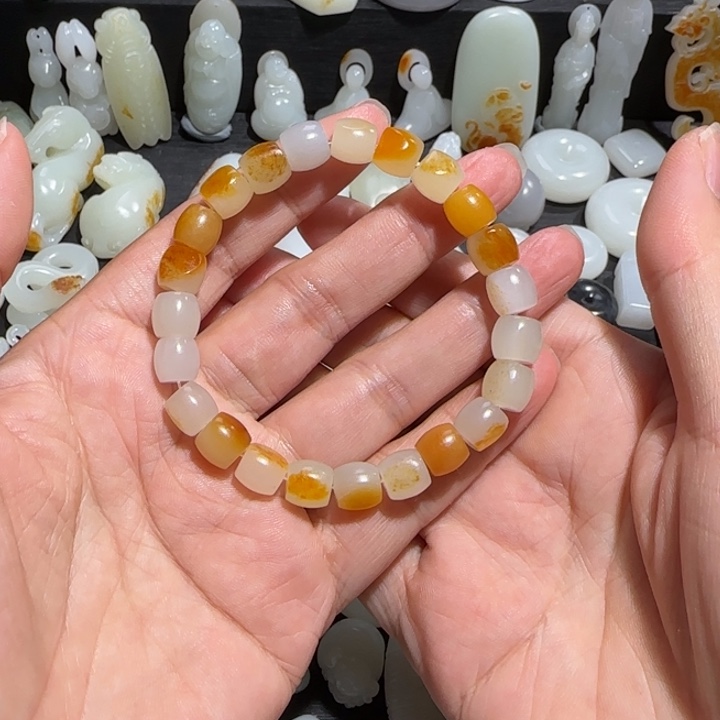 和田玉手链未镶嵌