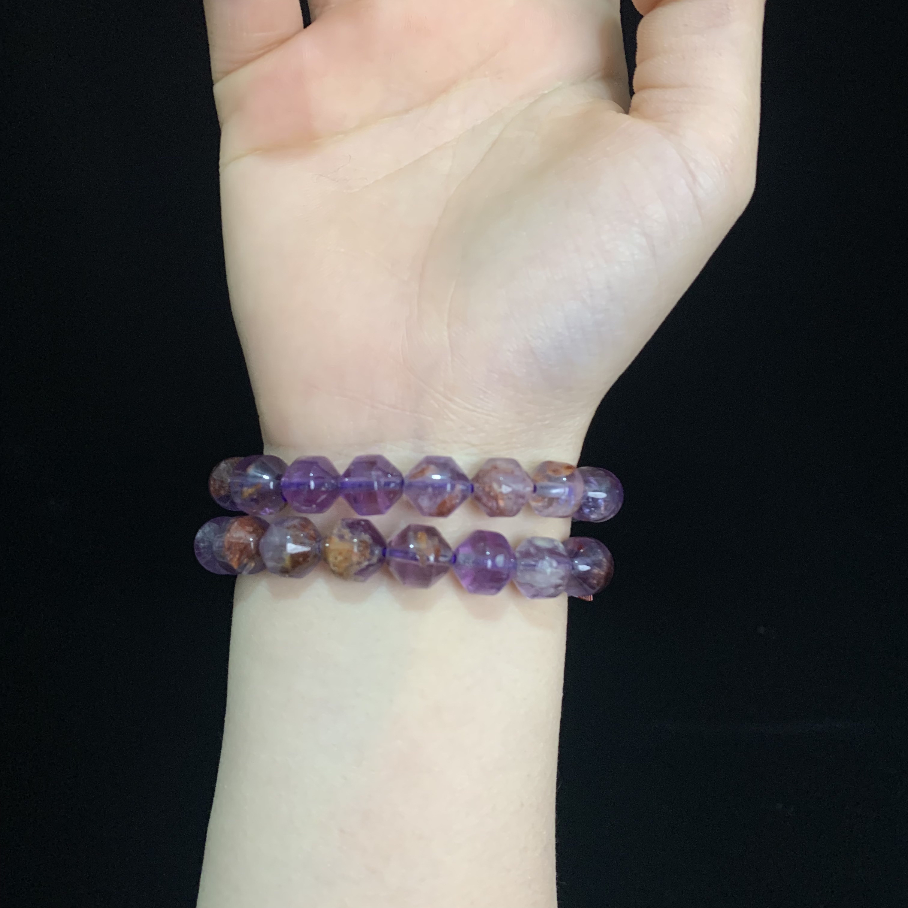 九紫离火紫幽灵手串K4008多样性发其一