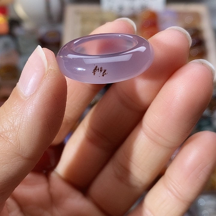 玛瑙/玉髓未镶嵌戒指A 63不退换港15内径17.2