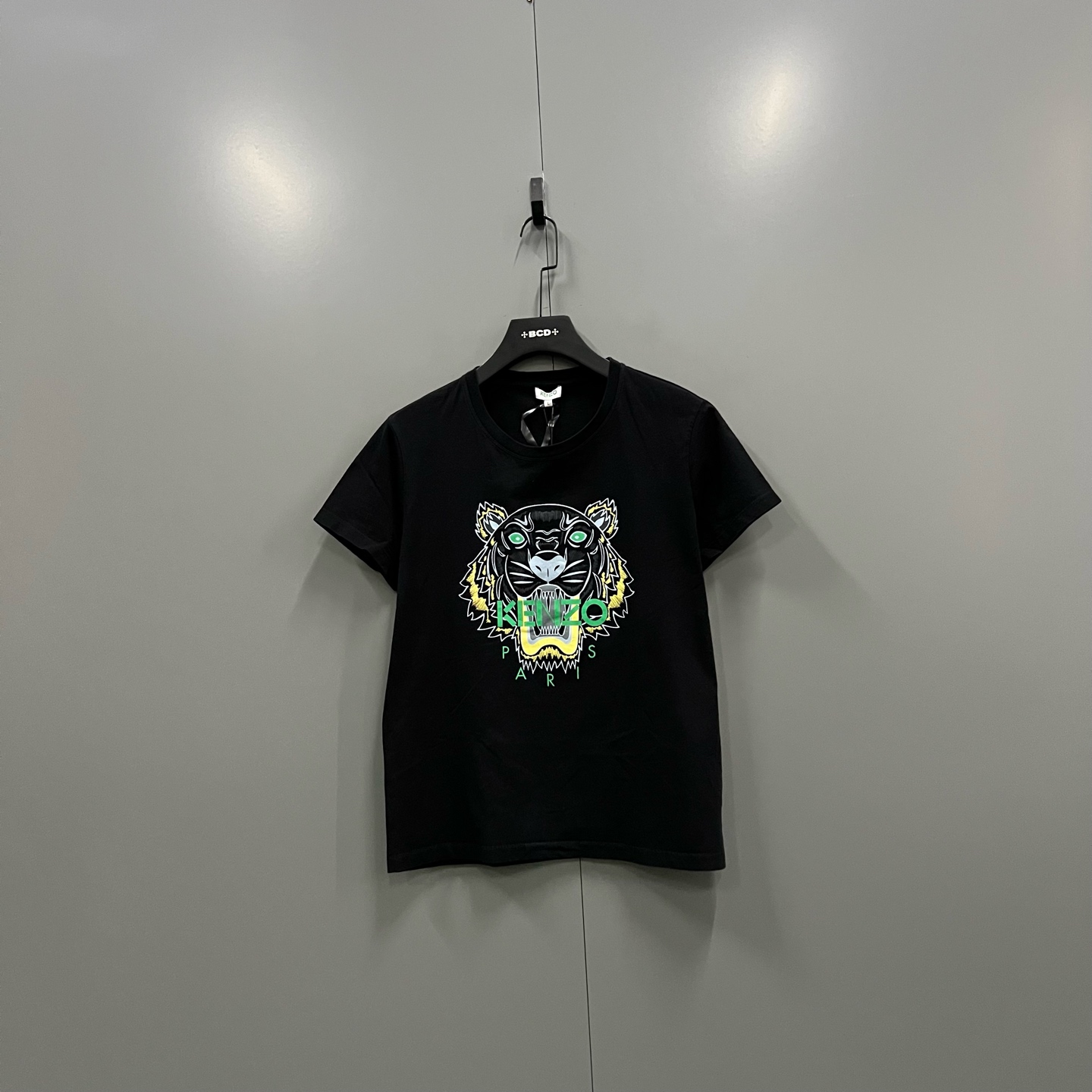 99新 KENZO/肯佐 h812 102790 虎头涂鸦短袖 L码