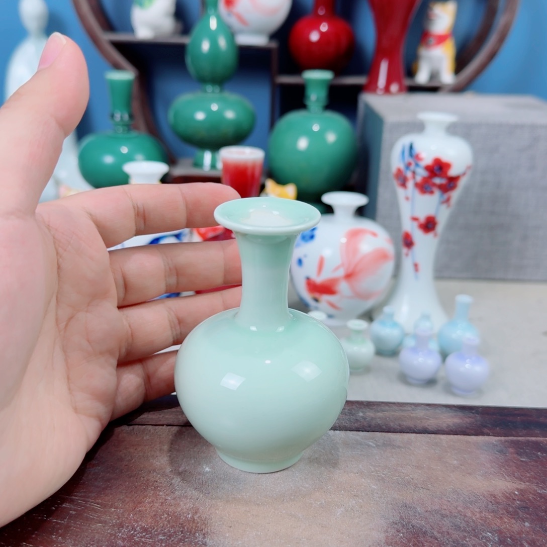 陶瓷手工小花器摆件