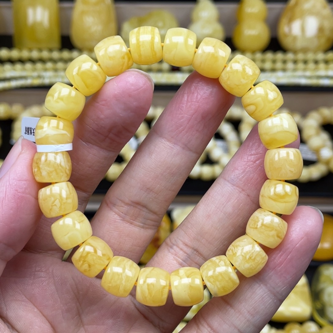 琥珀裸石未镶嵌琥珀蜜蜡