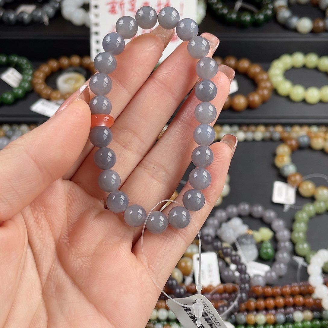 和田玉手链未镶嵌锌*