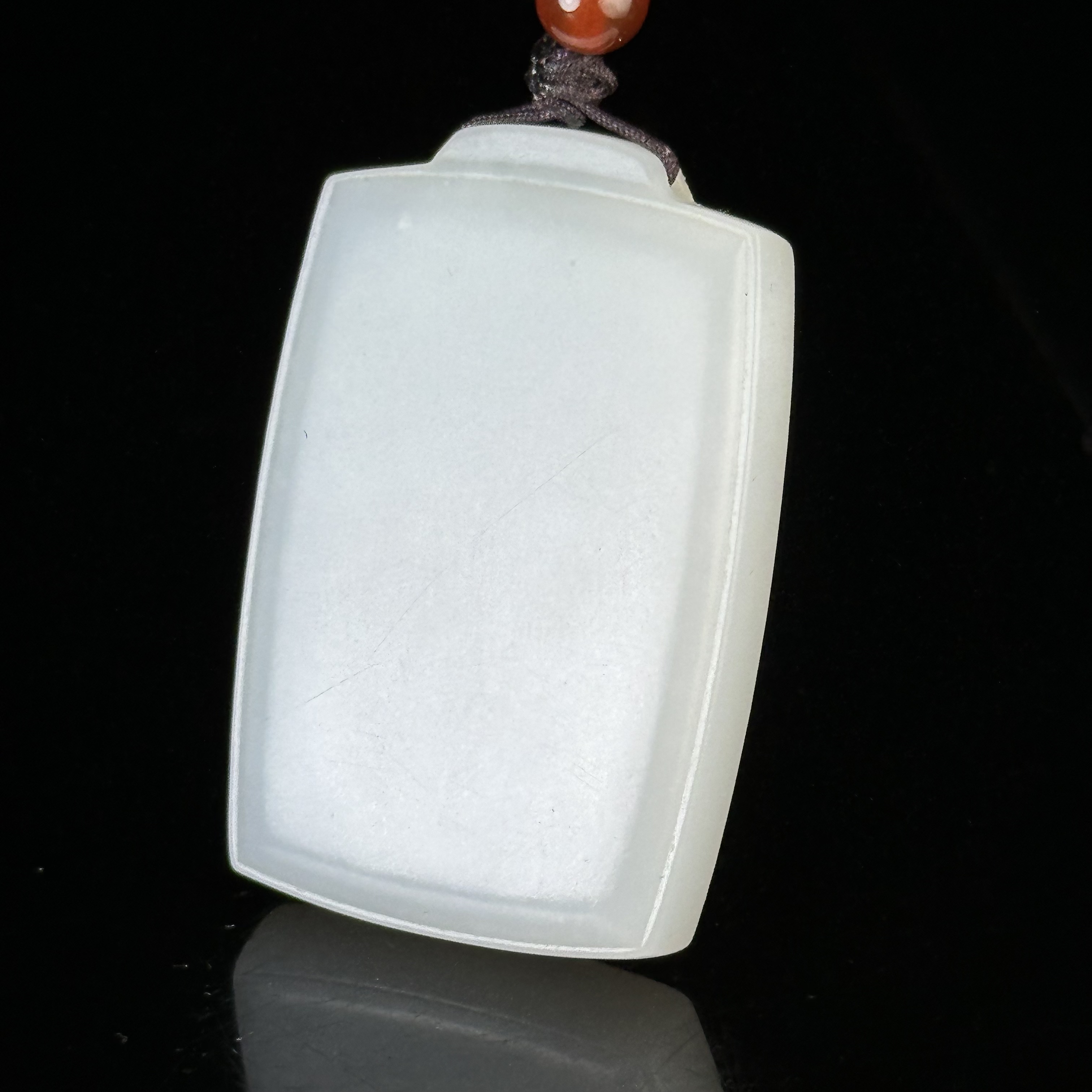 20世纪和田玉无事牌 ZR140115001*【上海兰馨】