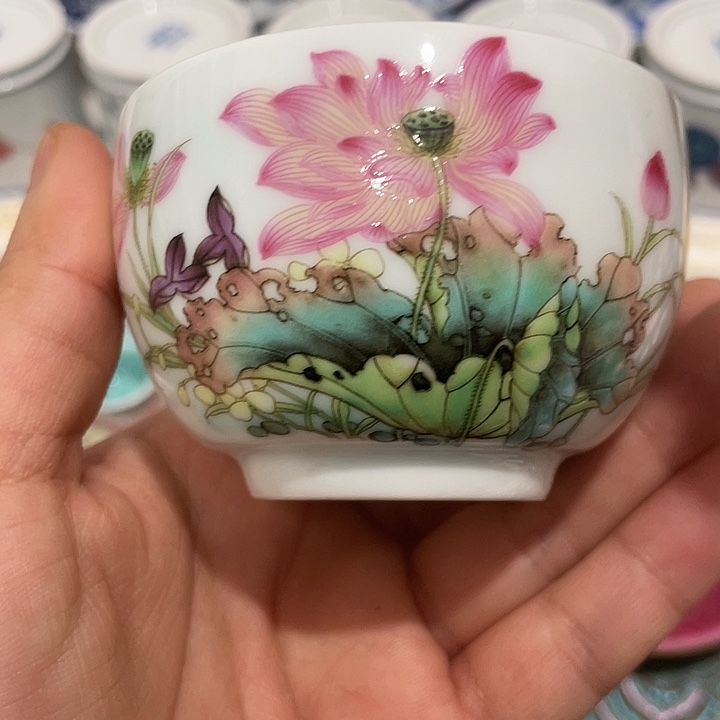 陶摆件景德镇陶瓷主人杯223