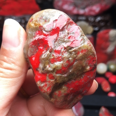 昌化鸡血石昌化鸡血石原石